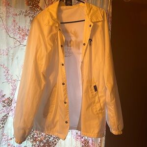 HUF X Thrasher White Coach Jacket